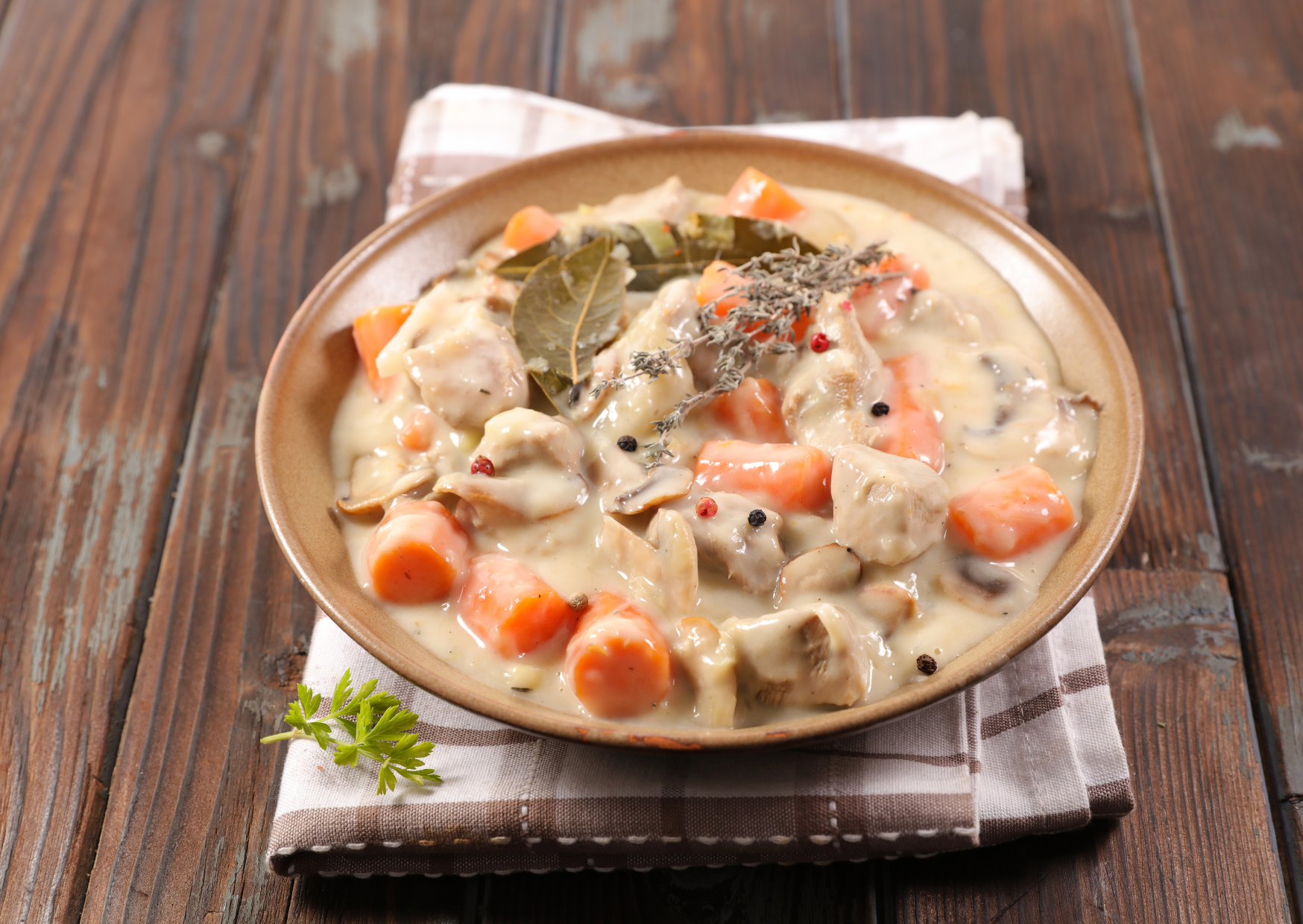 french bistro food Blanquette de veau