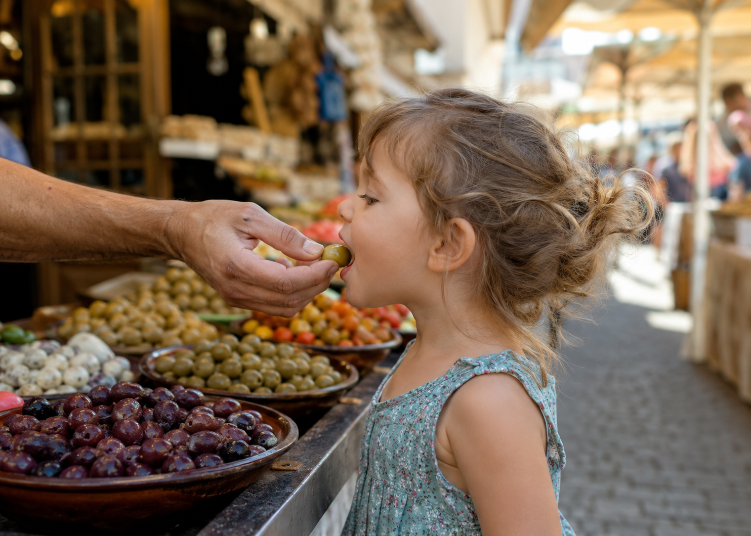 kids eating olives 4