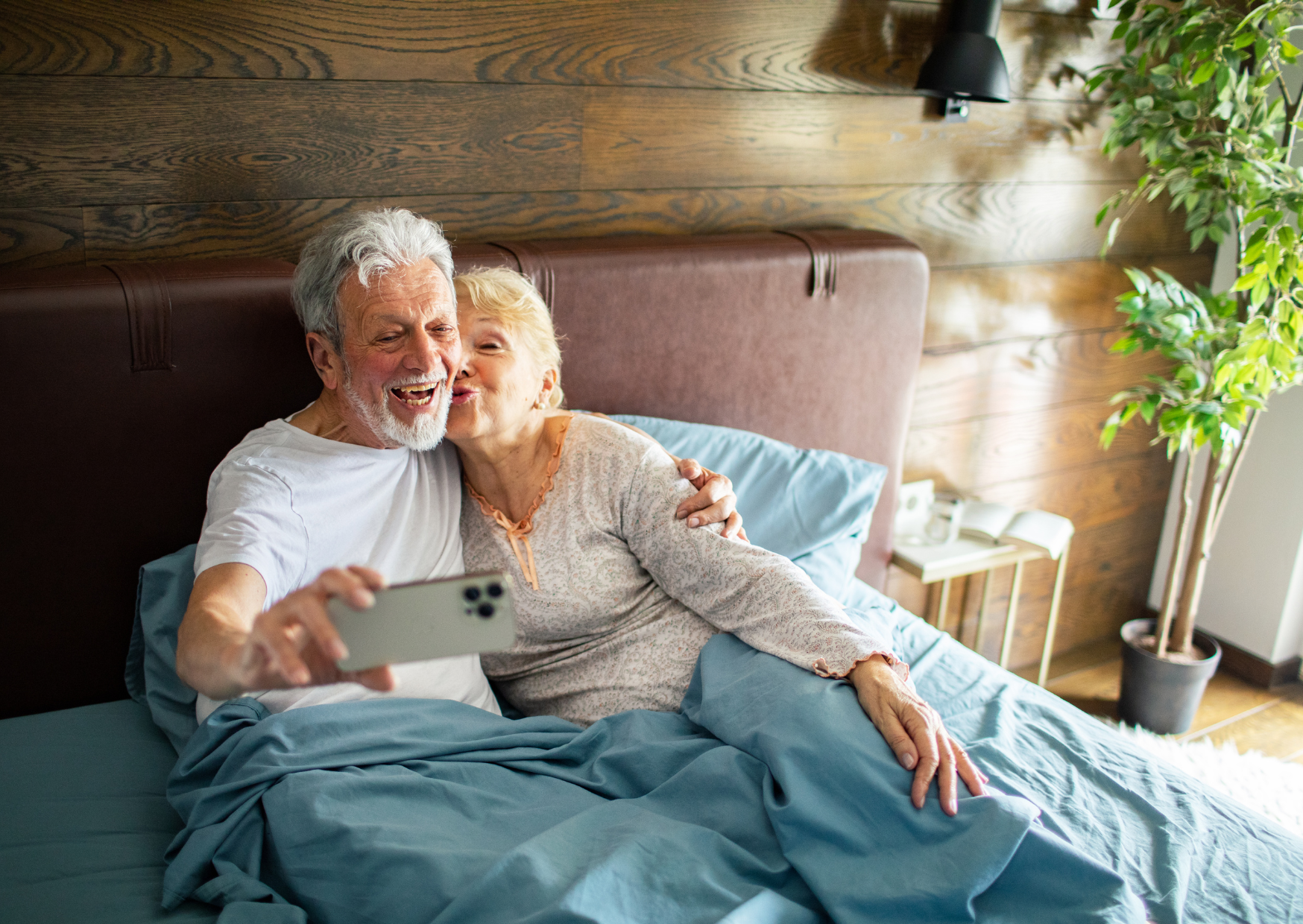 old couple in bedroom 7