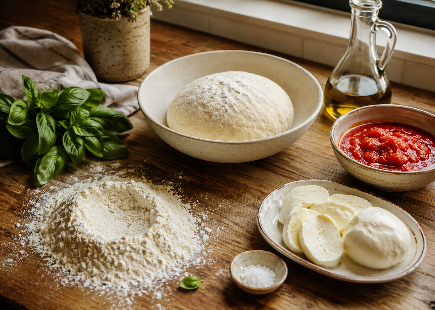 How To Make Italian Pizza Margherita From Scratch 6 Margherita 1