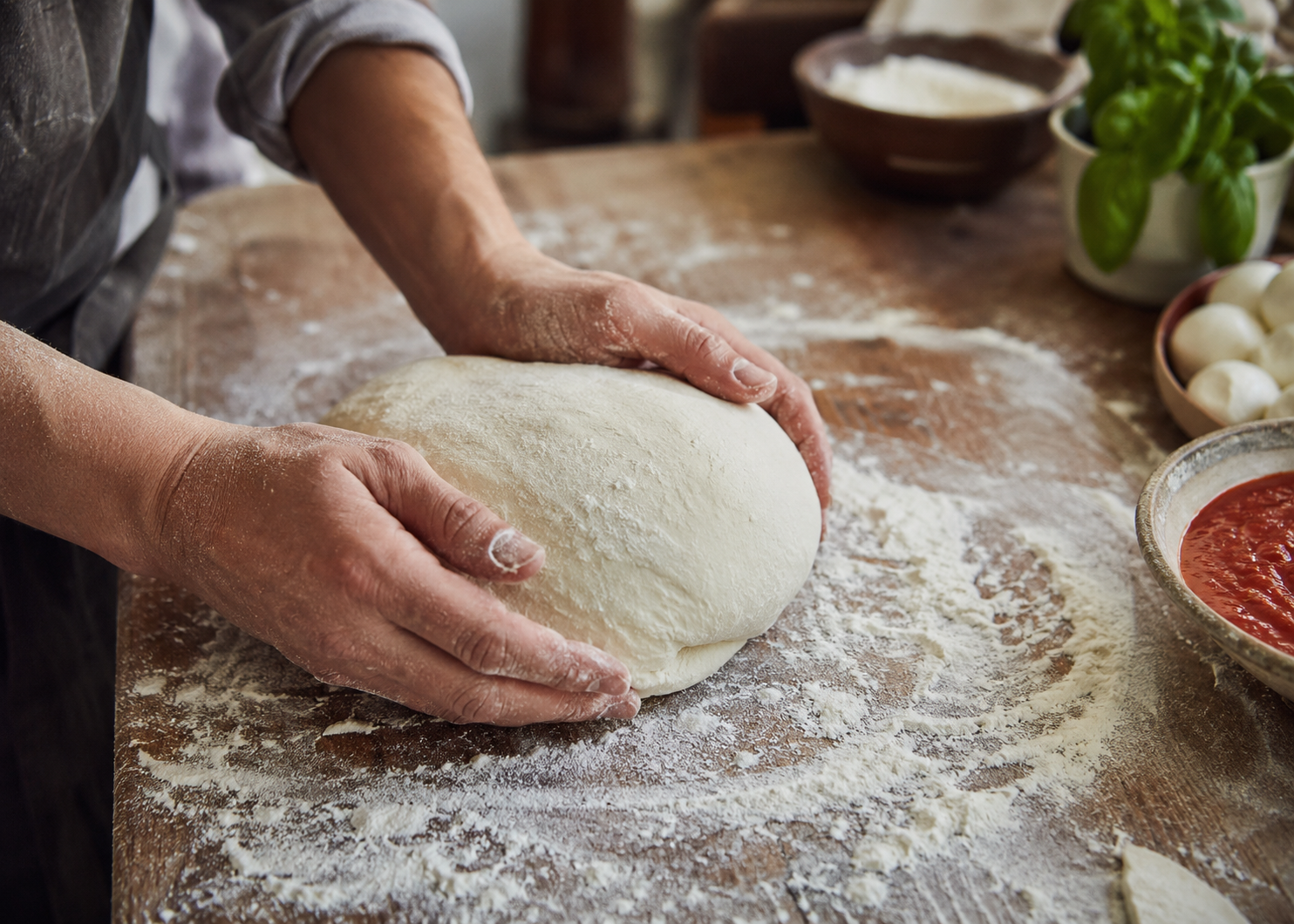 How To Make Italian Pizza Margherita From Scratch 3 Margherita 2