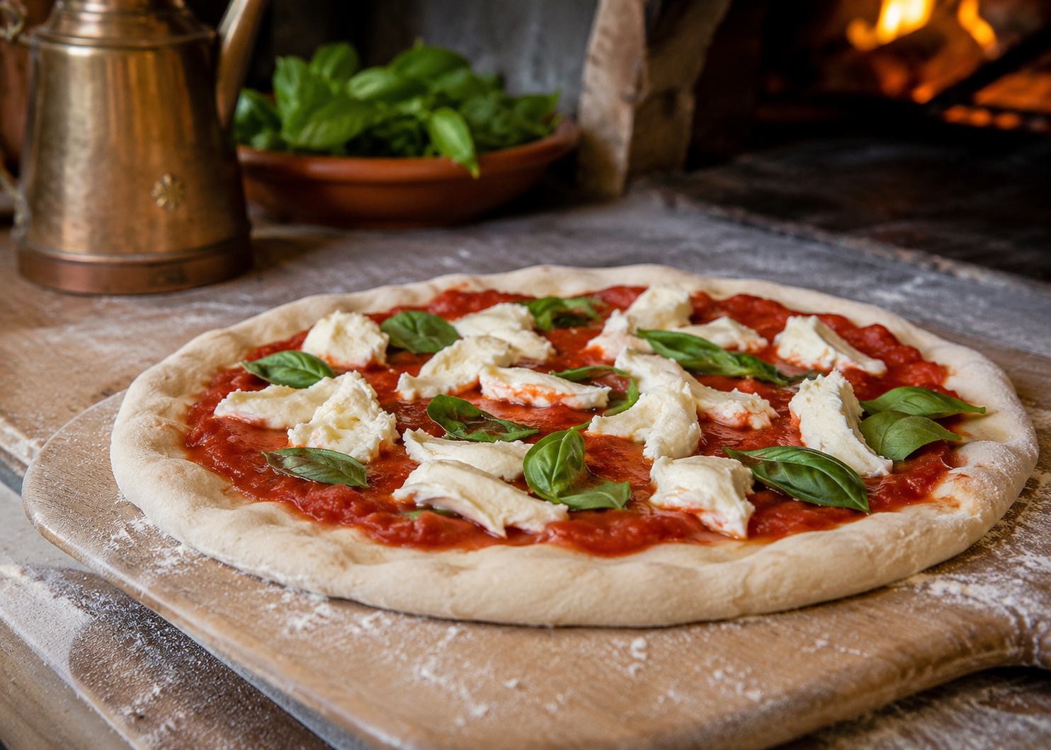 How To Make Italian Pizza Margherita From Scratch 4 Margherita 4