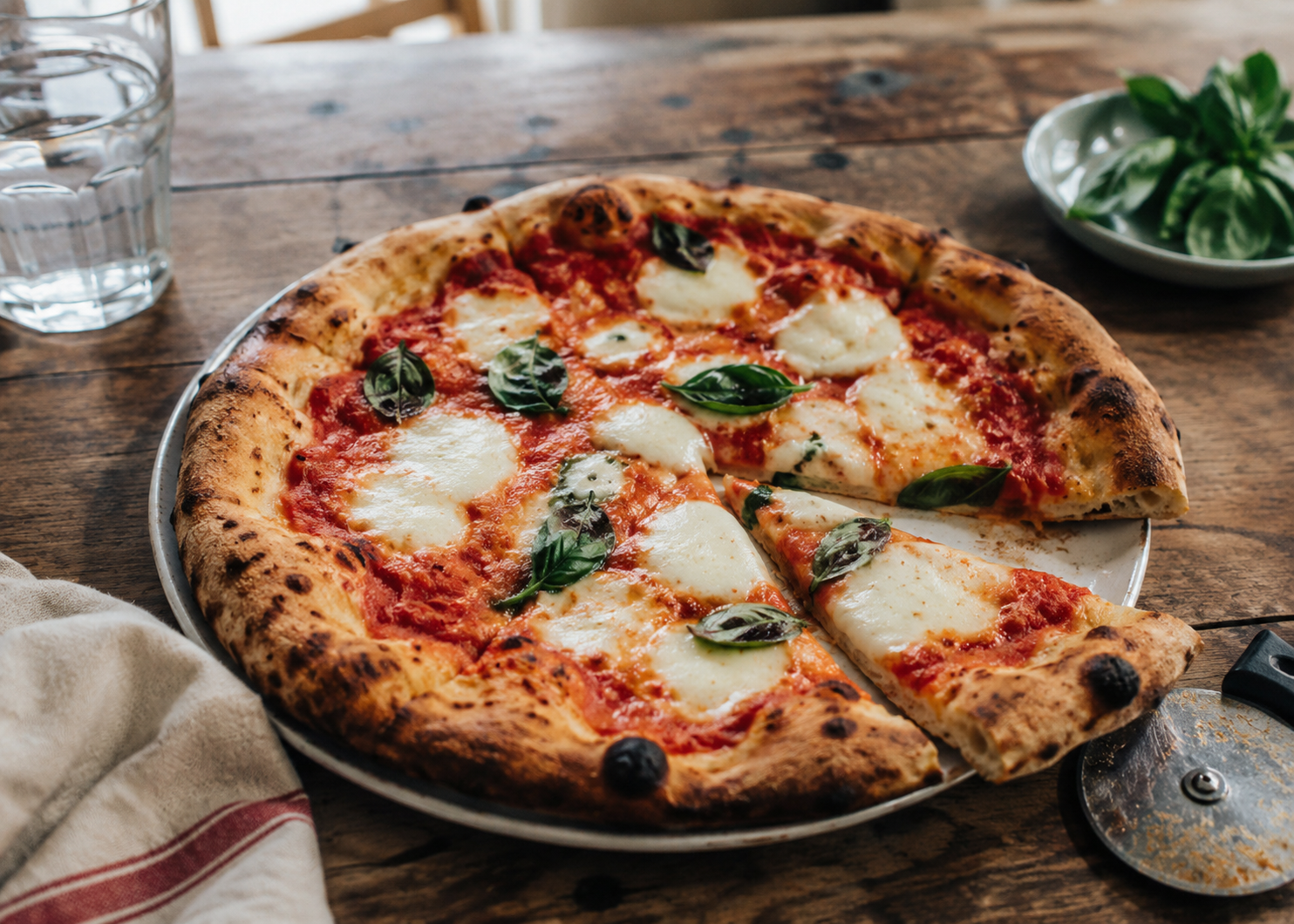 How To Make Italian Pizza Margherita From Scratch 1 Margherita 6