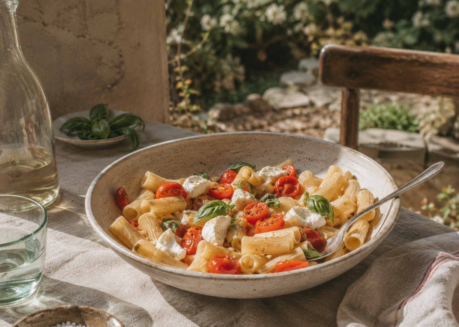 How To Make Italian Caprese Pasta For Summer Dinners: The Warm-Toss Method That Keeps It Fresh 1 caprese 6