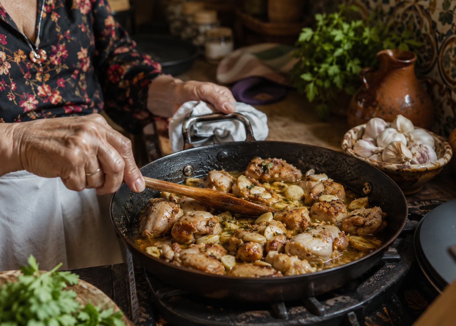 How to Make Pollo al Ajillo: The Garlic Chicken Spanish Grandmothers Cook Without a Recipe 1 Ajillo 3