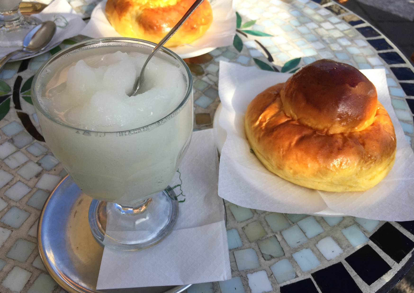 How to Make Sicilian Granita: The Breakfast Ice Sicilians Eat With Brioche in July 1 Sicilian granita