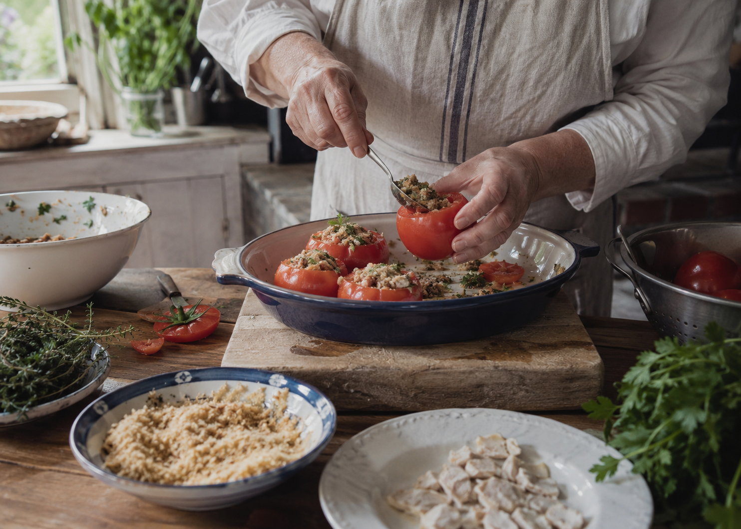 Tomates Farcies: The French Stuffed Tomato Dinner Built From Sunday's Leftovers 3 Tomates 2