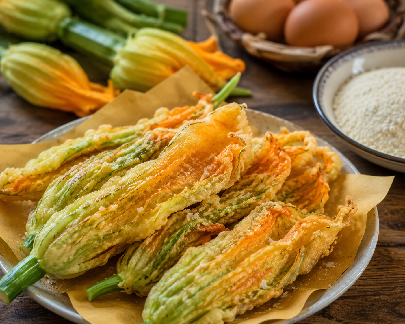 How to Make Fried Zucchini Flowers: The August Delicacy Italians Queue For 3 Zucchini 4