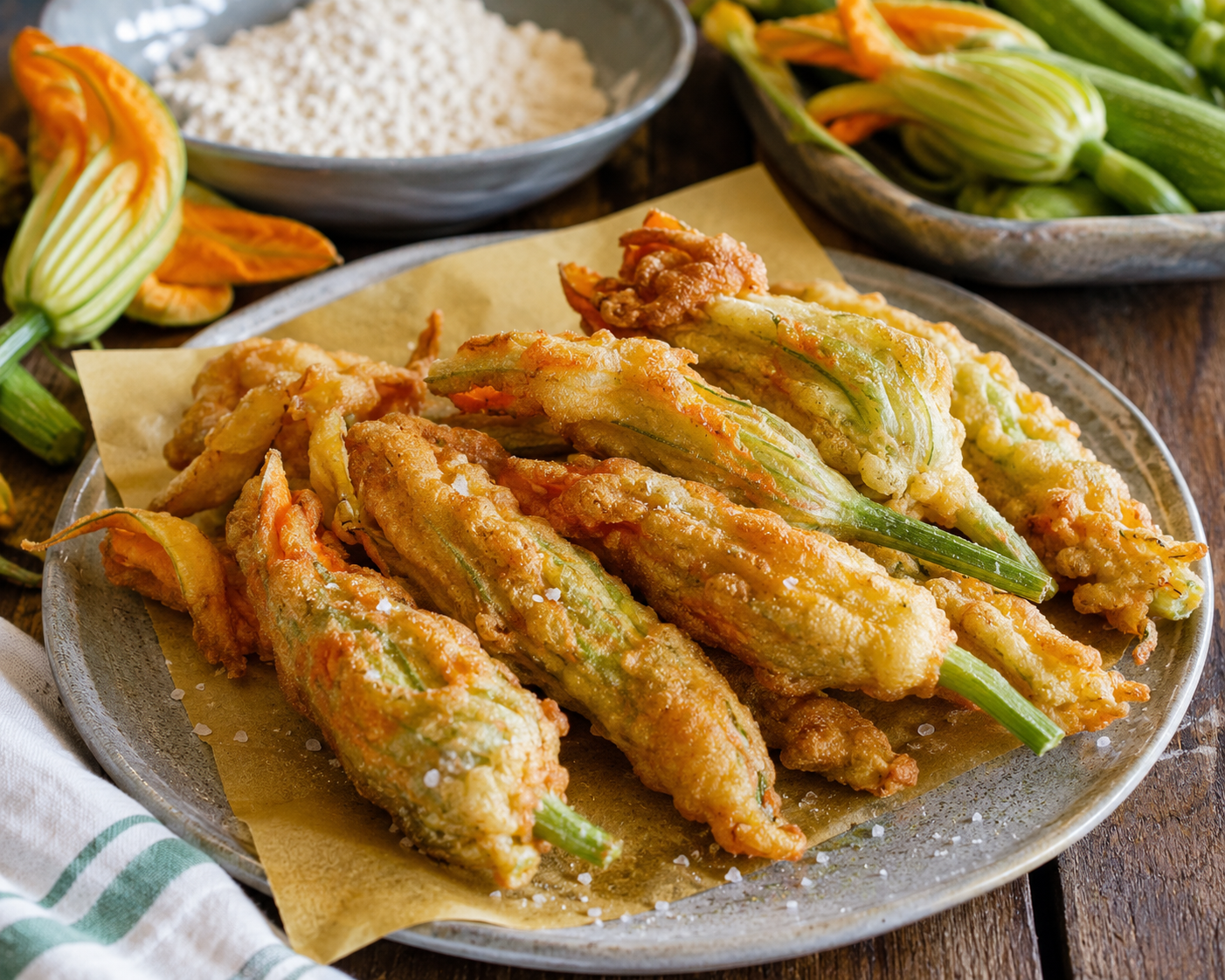 How to Make Fried Zucchini Flowers: The August Delicacy Italians Queue For 5 Zucchini 5