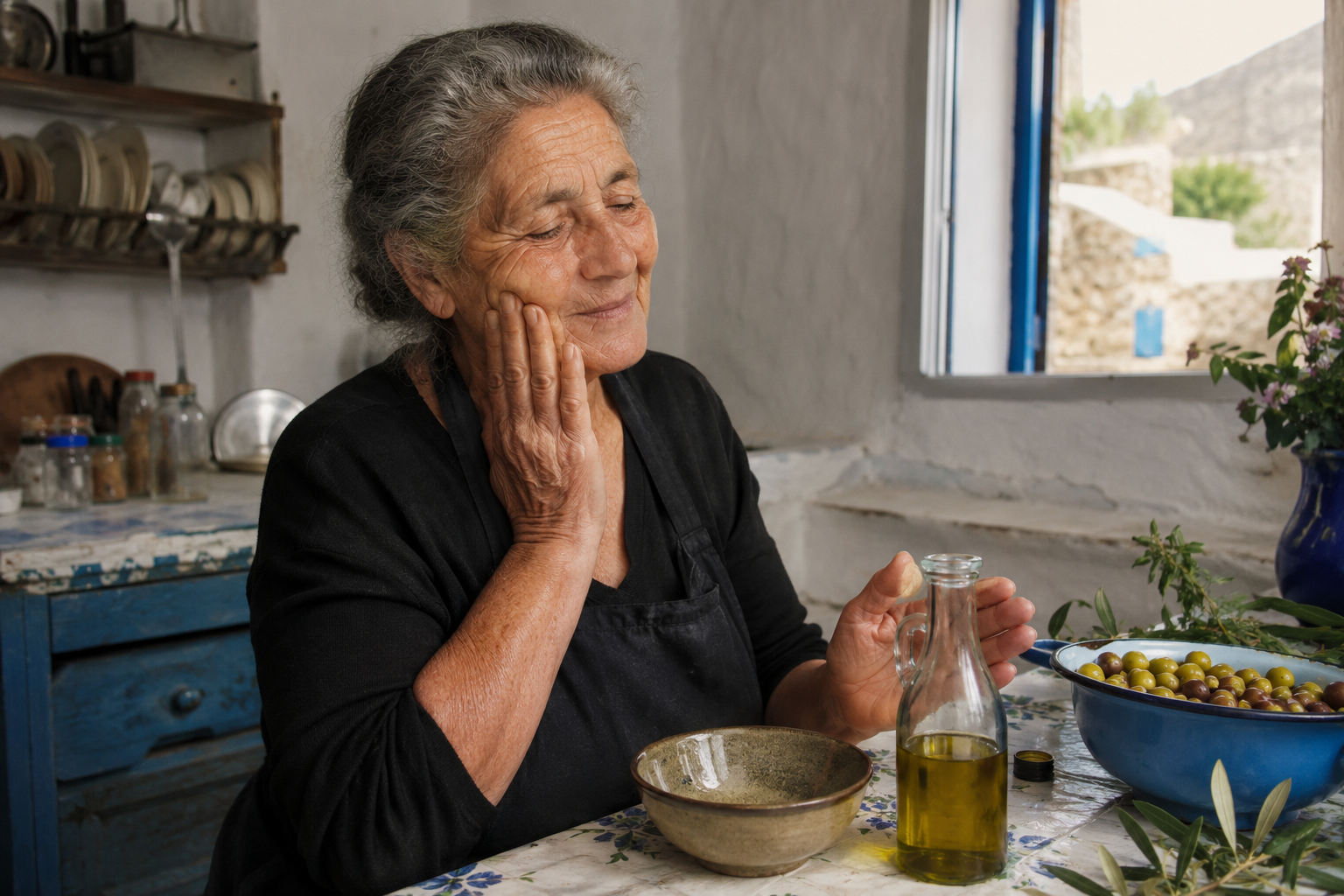 Greek Women Over 70 Don't Do Skincare: The 8 Habits That Replace It 1 greek women 2