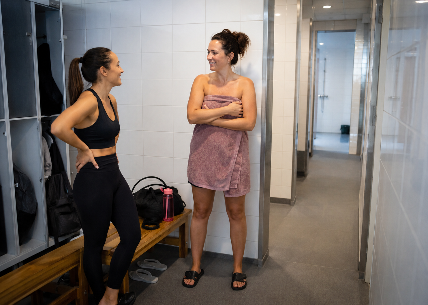 Europeans Undress at the Gym Without the Towel Dance American Locker Rooms Invented 2 gym 1