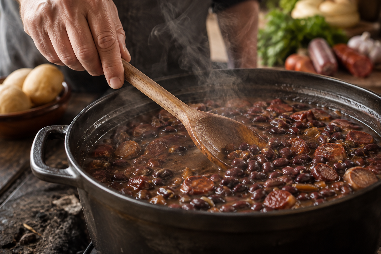 How to Make Spanish Alubias de Tolosa: The Black Beans Basques Treat Like a Sacrament 1 Alubias 3