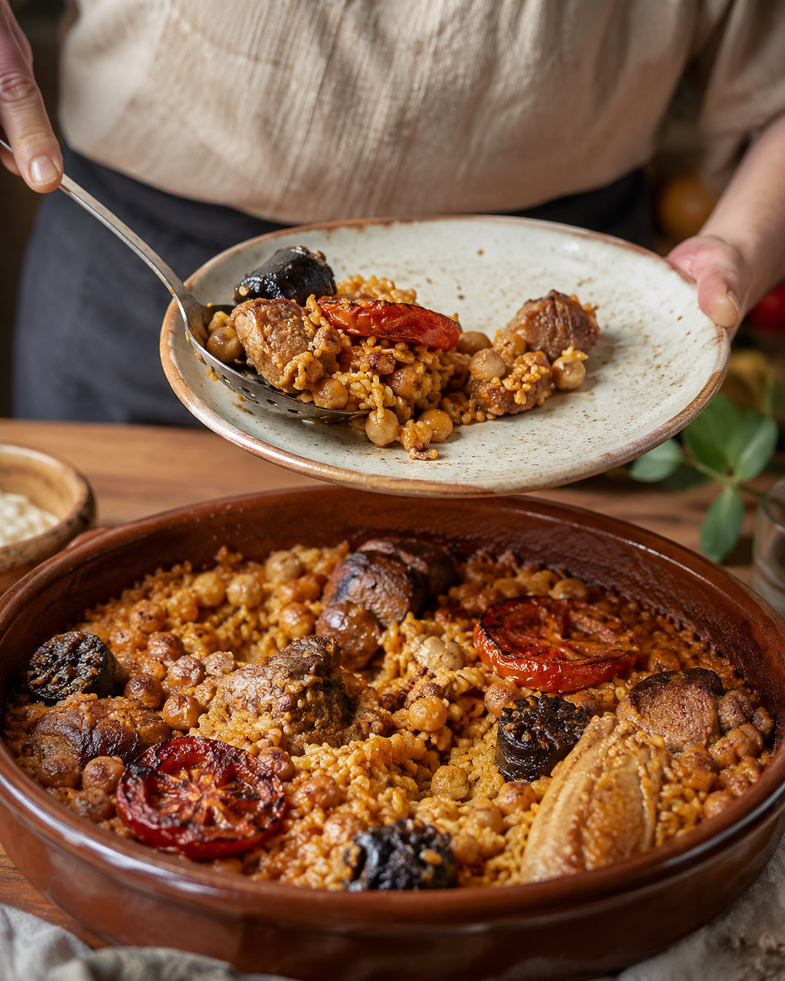 Spain Bakes Rice in the Oven and Calls It Monday: Arroz al Horno From Leftovers 5 Arroz 4