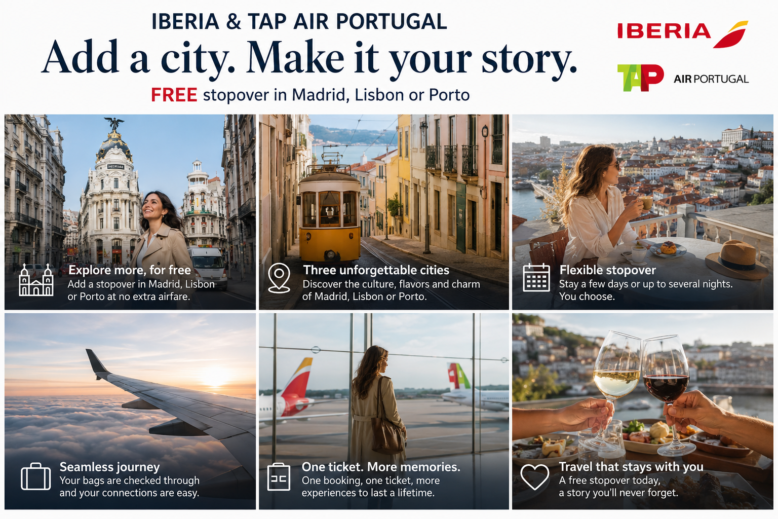 Iberia TAP Stopover Stories