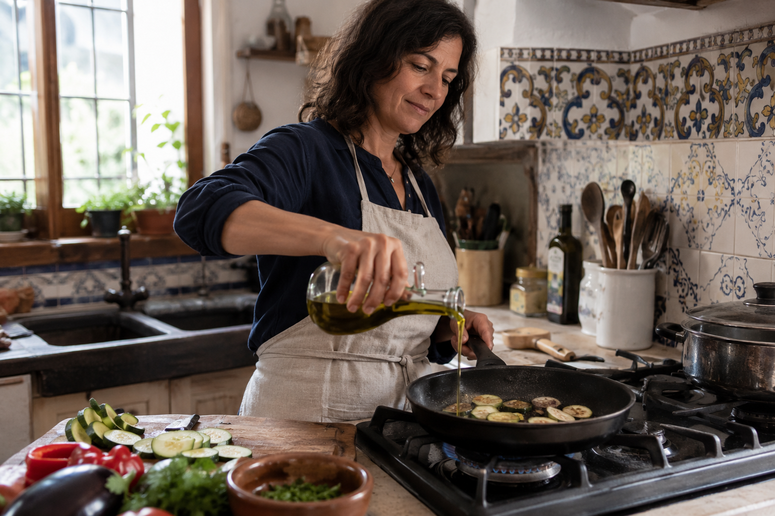 Europeans Fry in Olive Oil Every Day: The Smoke-Point Warning Americans Learned Is Mostly Myth 1 Olive oil 1