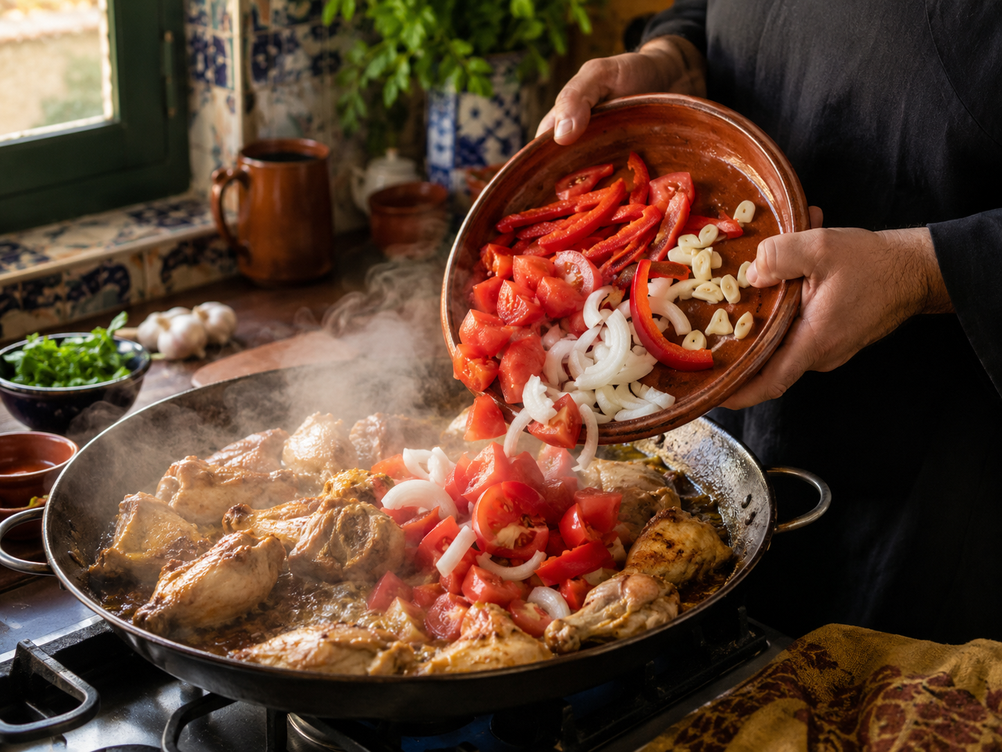 How to Make Pollo al Chilindrón: The Aragón Spanish Chicken That Turns Peppers Into a Sauce 2 Pollo al Chilindron 2