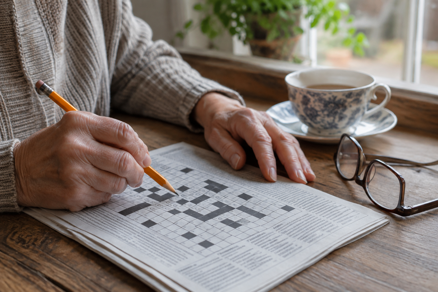 The Crossword Keeps You Good at Crosswords: What Actually Builds Cognitive Reserve 1 crossword 4