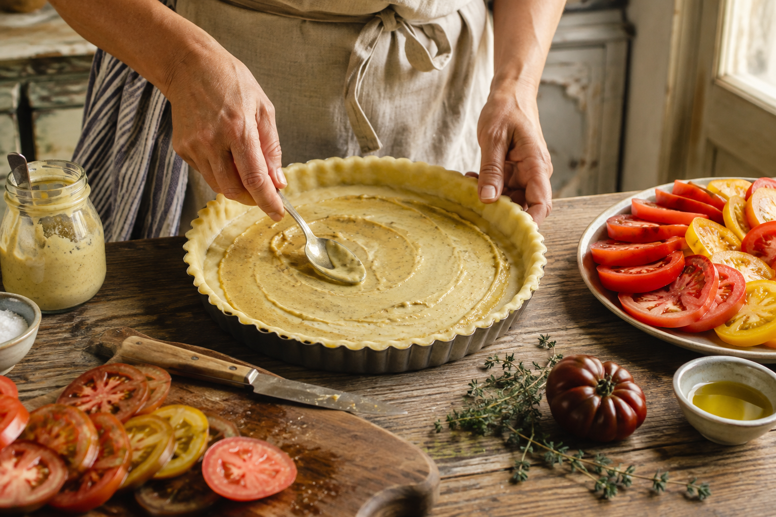french tomato tart