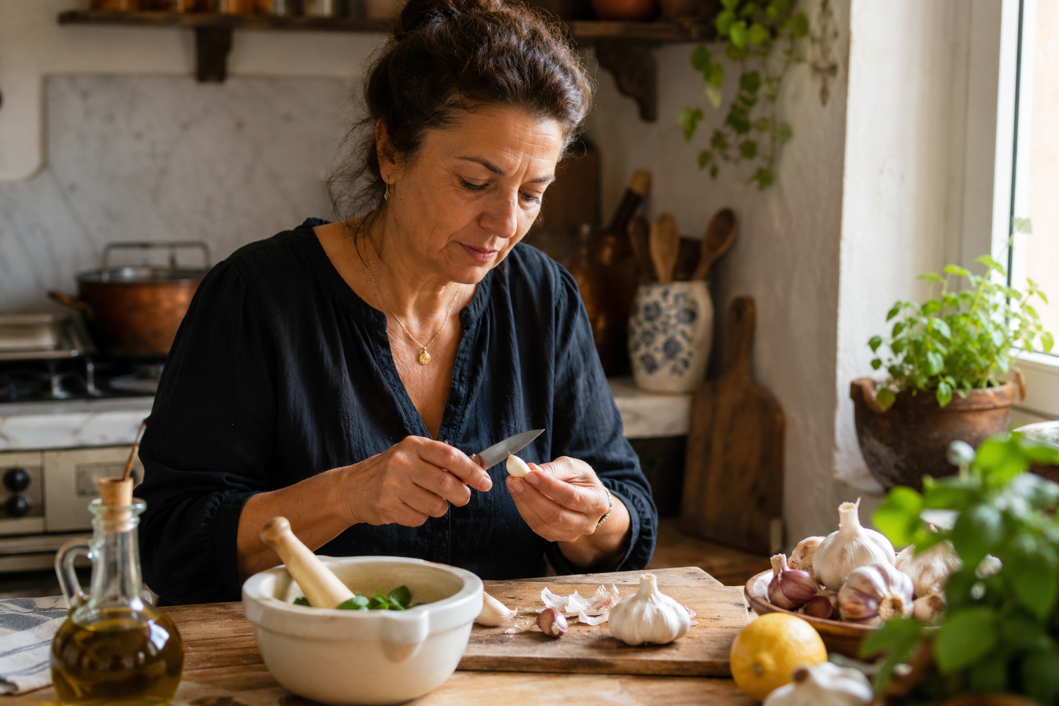 Italians Remove One Part of the Garlic Clove That American Recipes Never Mention 3 garlic 1