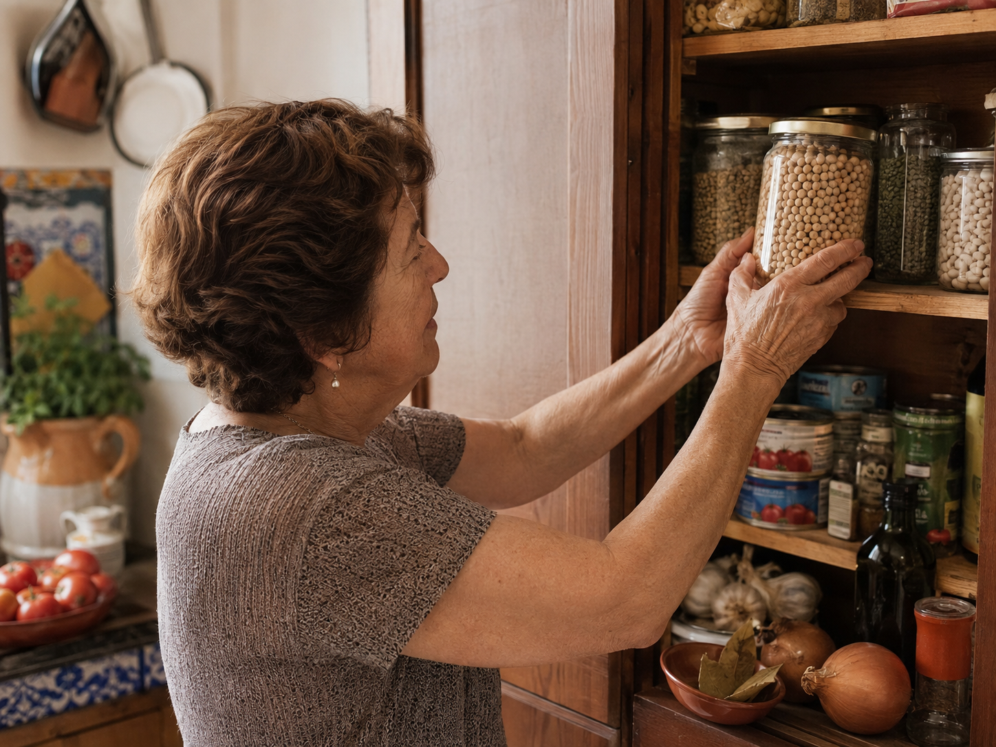 I Kept a Spanish Grandmother's Cupboard for a Month: Beans, Tins, Olive Oil, Zero Waste 2 grandmother 1