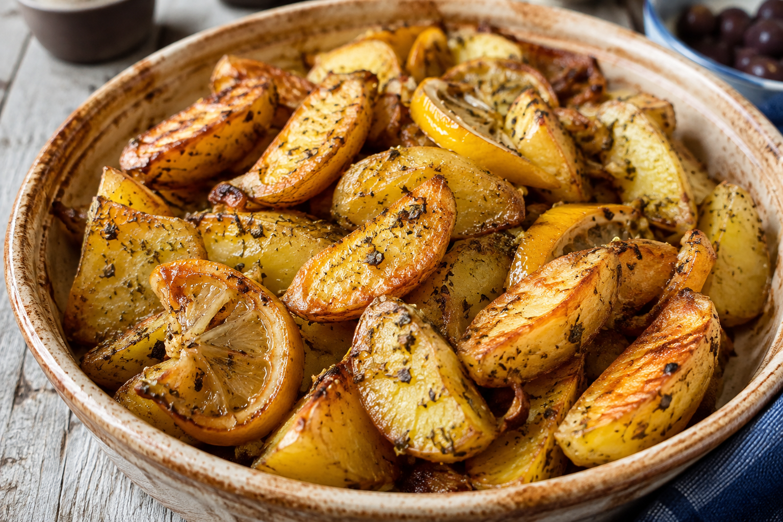 Greek Lemon Potatoes Use Four Ingredients and One Trick: The Roast That Outshines the Main 2 greek lemon potatoes 3