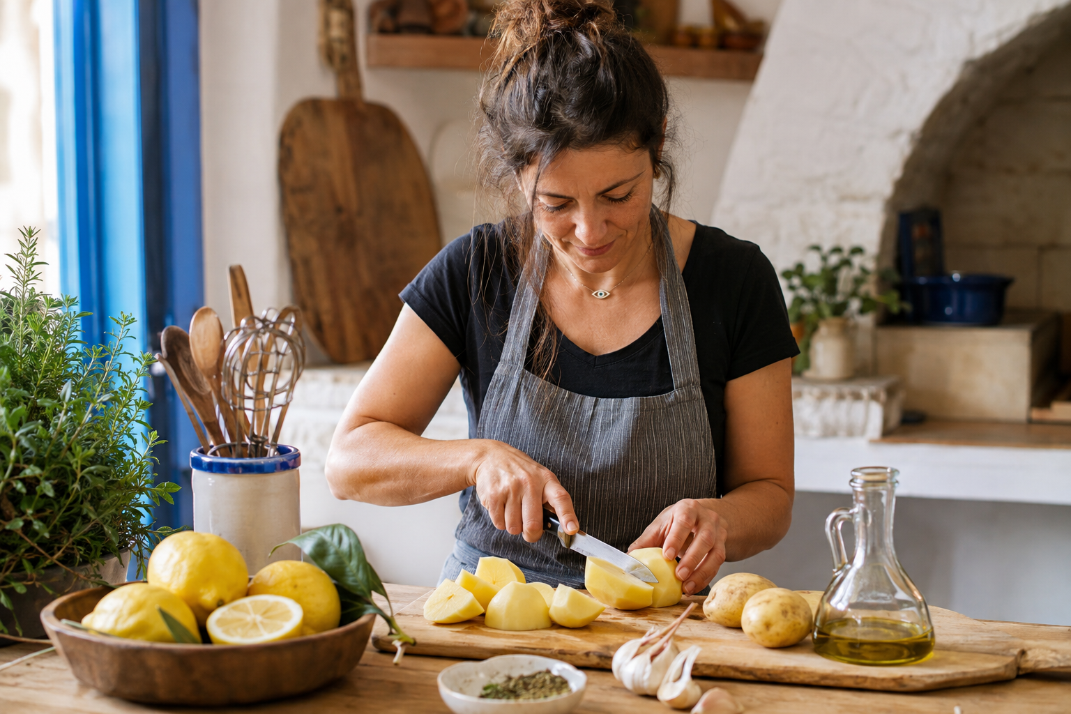 Greek Lemon Potatoes Use Four Ingredients and One Trick: The Roast That Outshines the Main 1 greek lemon potatoes 6
