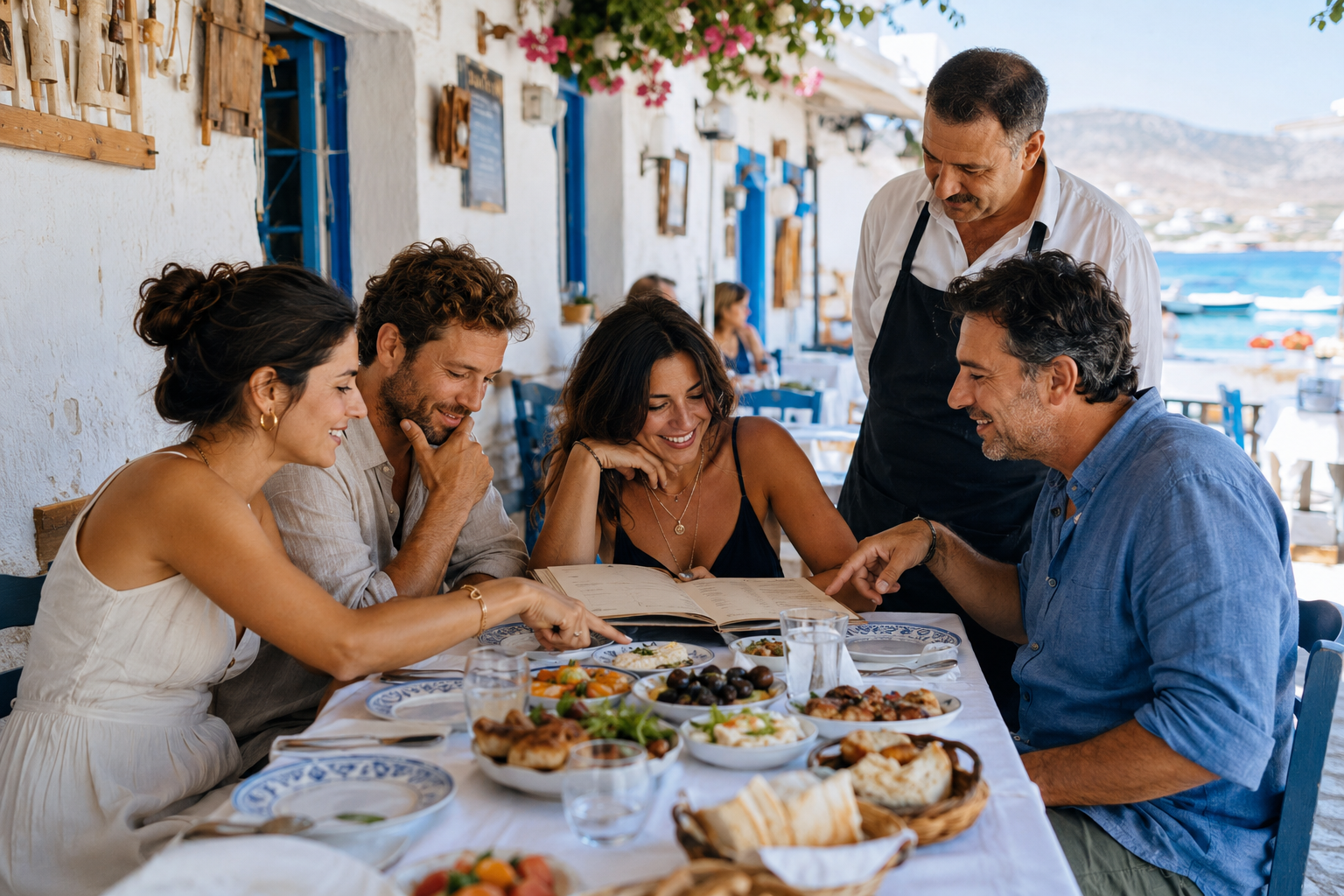 The Rules of Ordering at a Greek Taverna: Everything Comes for the Table or Not at All 1 greek taverna 9