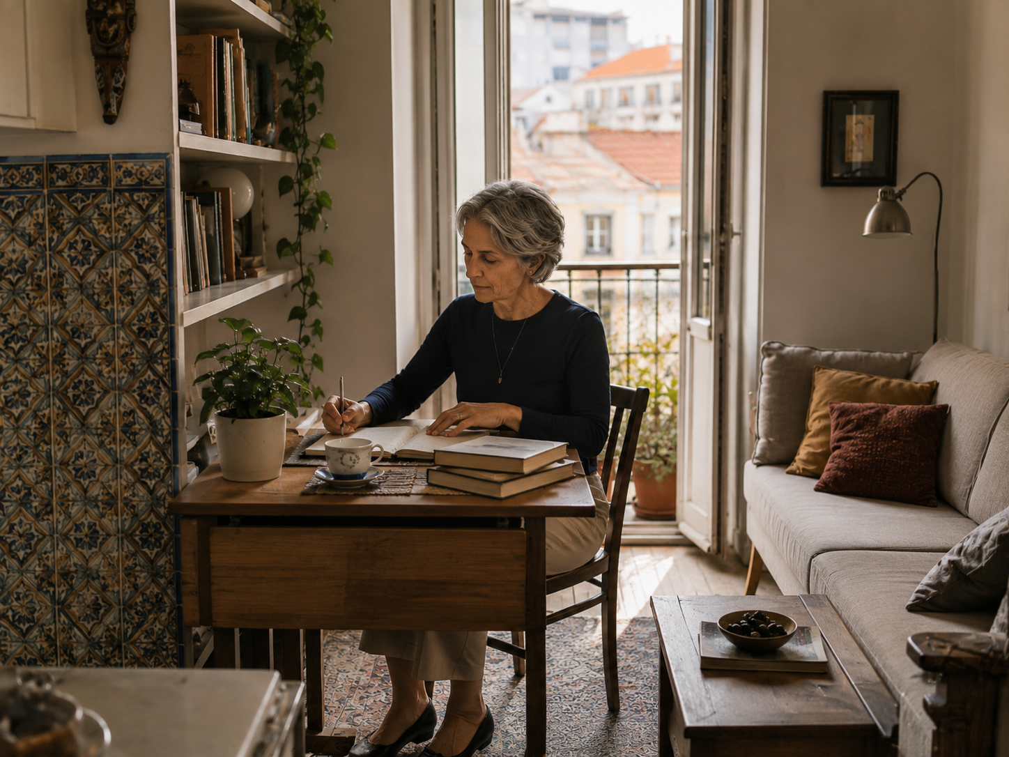 A Retired Librarian Reorganized Her Life Into 400 Square Feet in Lisbon: The Downsizing Ledger 2 librarian 2