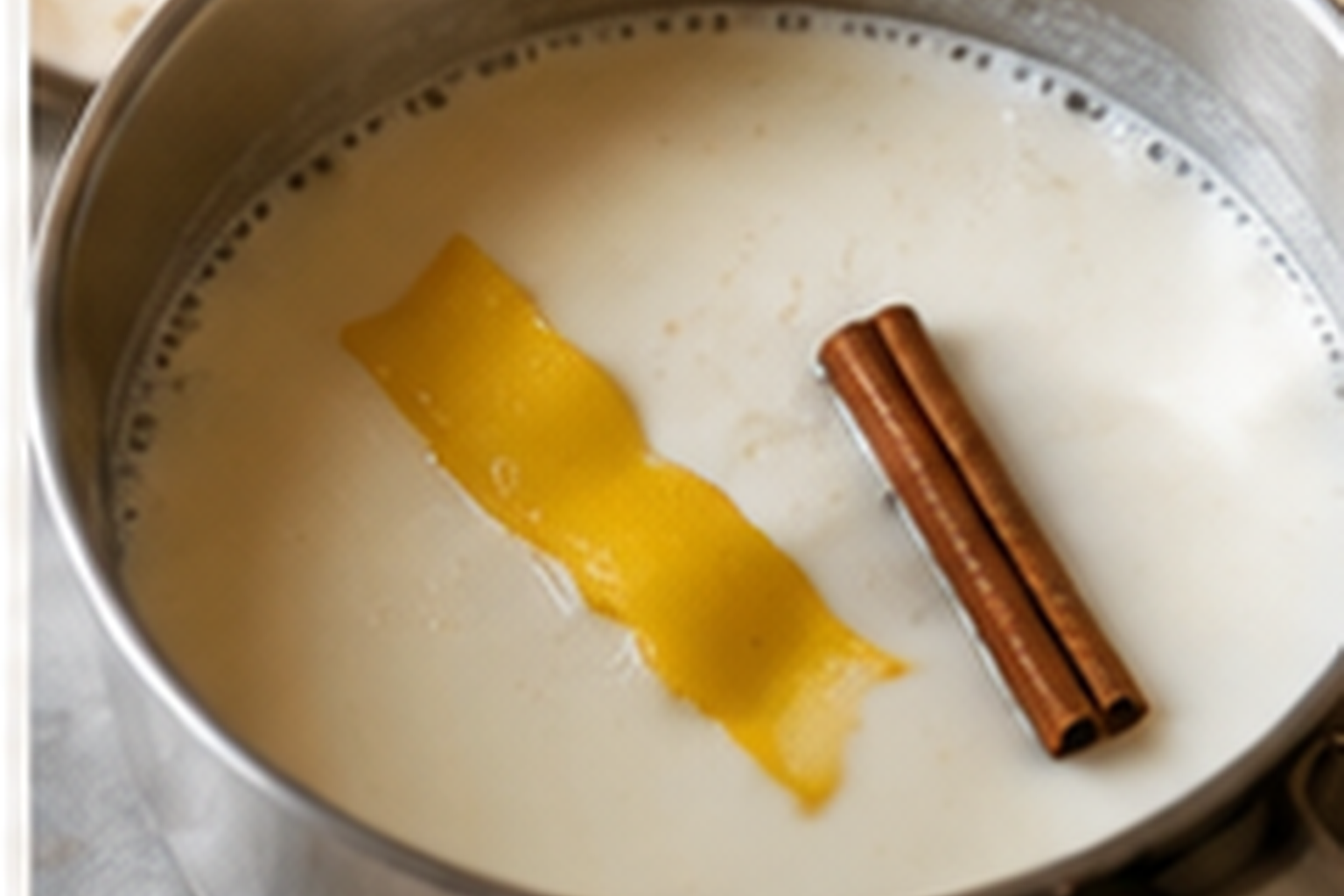 How to Make Natillas: Spain's Custard Answer to Pudding, With the Cookie on Top 2 natillas 01 infuse milk