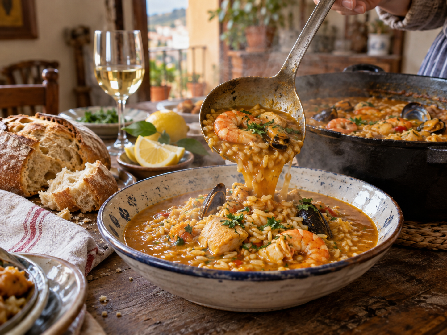 Arroz Caldoso Is the Soupy Rice Spain Craves When the Rain Starts. One Pot, Big Spoon 2 Arroz Caldoso 2