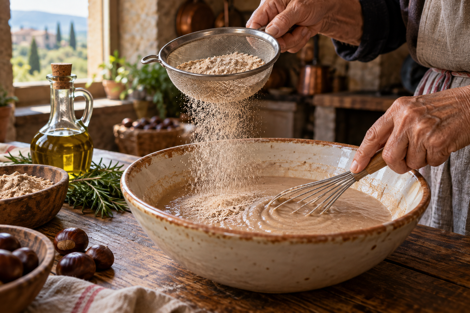 Castagnaccio Is Tuscany's Chestnut Flour Cake With No Sugar and a Thousand Years of Opinions 3 Castagnaccio 3