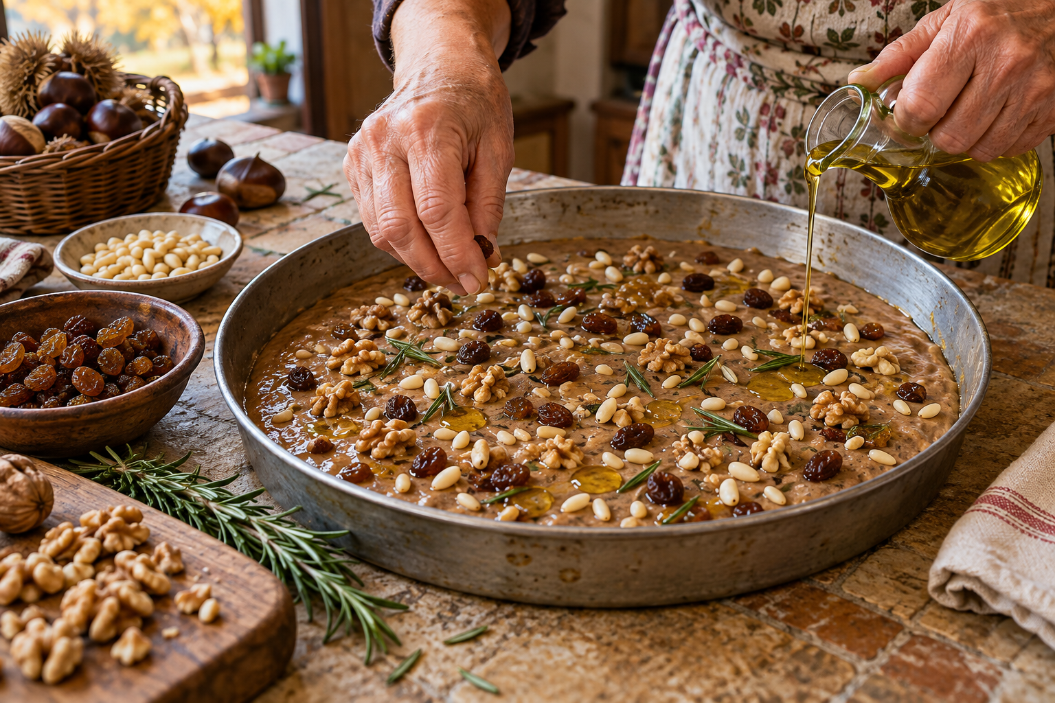 Castagnaccio Is Tuscany's Chestnut Flour Cake With No Sugar and a Thousand Years of Opinions 4 Castagnaccio 4