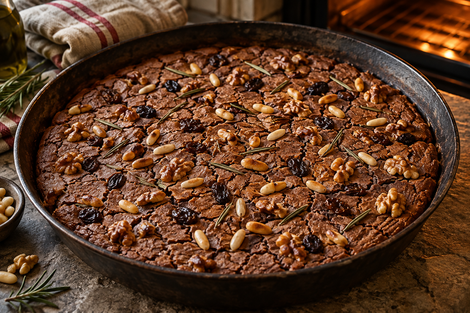 Castagnaccio Is Tuscany's Chestnut Flour Cake With No Sugar and a Thousand Years of Opinions 5 Castagnaccio 5