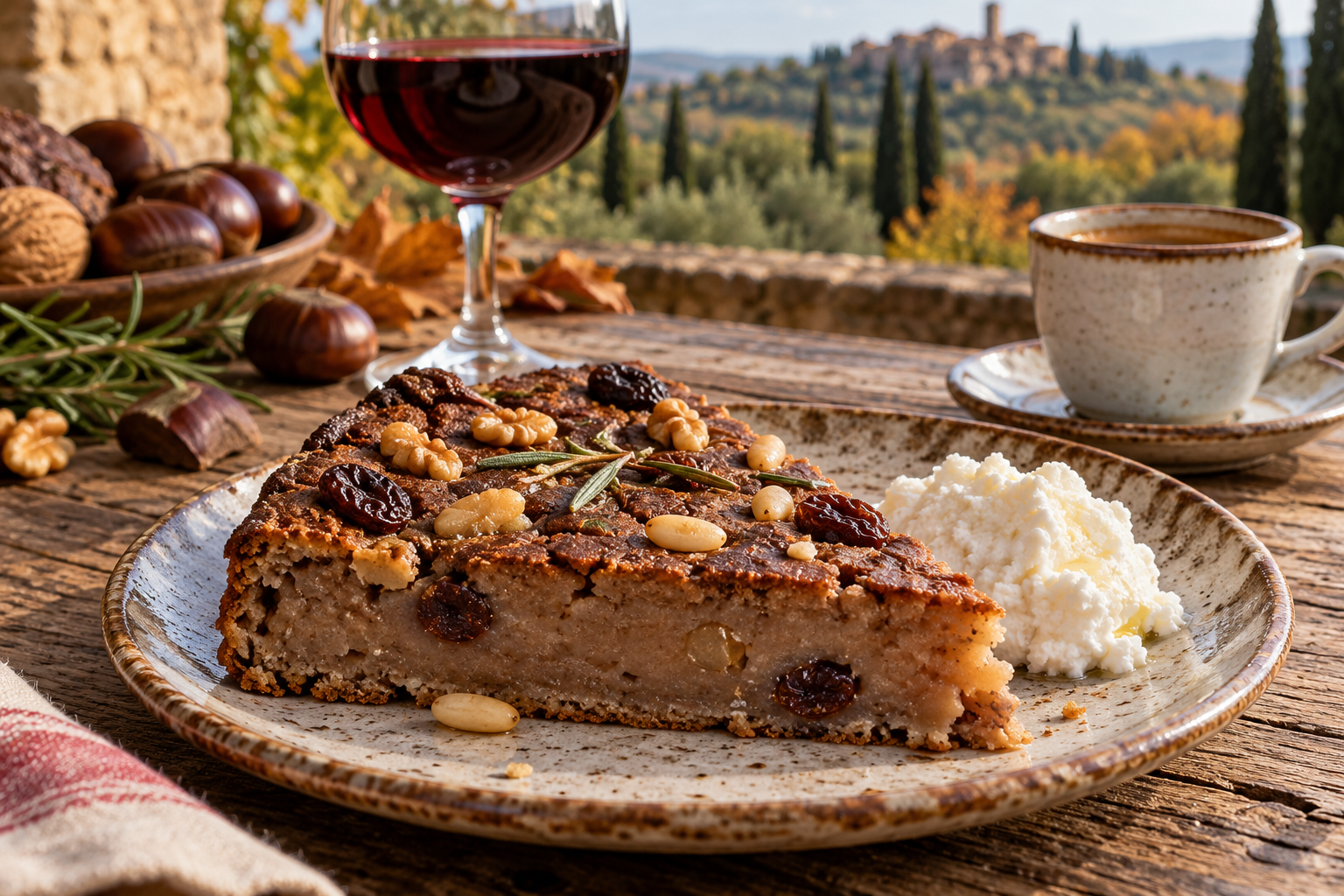 Castagnaccio Is Tuscany's Chestnut Flour Cake With No Sugar and a Thousand Years of Opinions 6 Castagnaccio 6