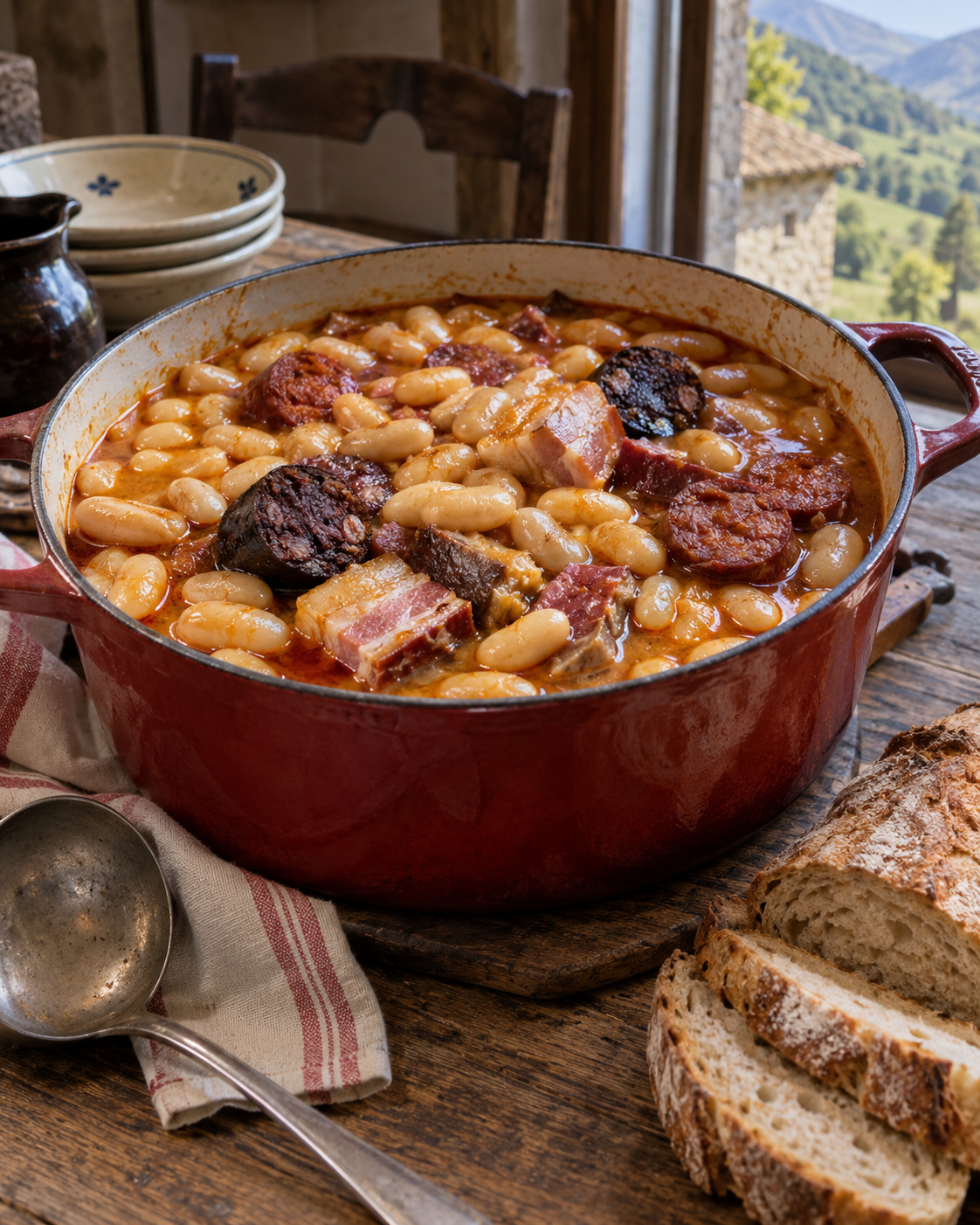What Spanish Families Cook for a Crowd: Five Big-Pan Dishes Beyond Paella 3 Fabada Asturiana