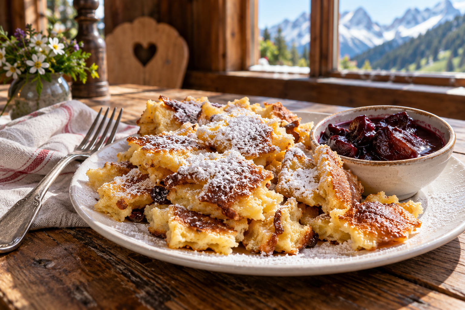 Kaiserschmarrn Is Austria's Torn Pancake With an Emperor's Name: The Dessert That's Also Dinner 4 Kaiserschmarrn 1