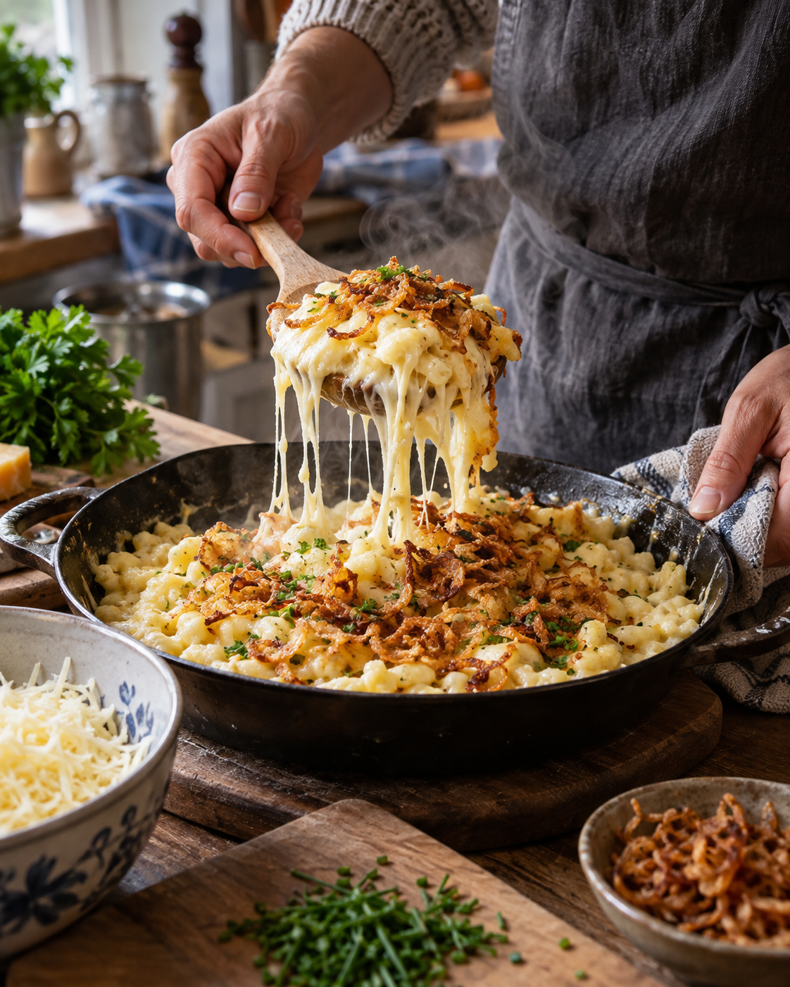 Kasespatzle Is Germany's Mac and Cheese and Arguably the Original: The Oktoberfest Classic at Home 6 Kasespatzle 2