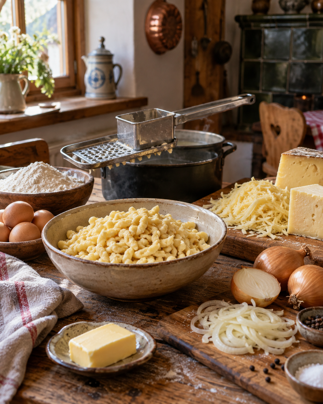 Kasespatzle Is Germany's Mac and Cheese and Arguably the Original: The Oktoberfest Classic at Home 4 Kasespatzle 4
