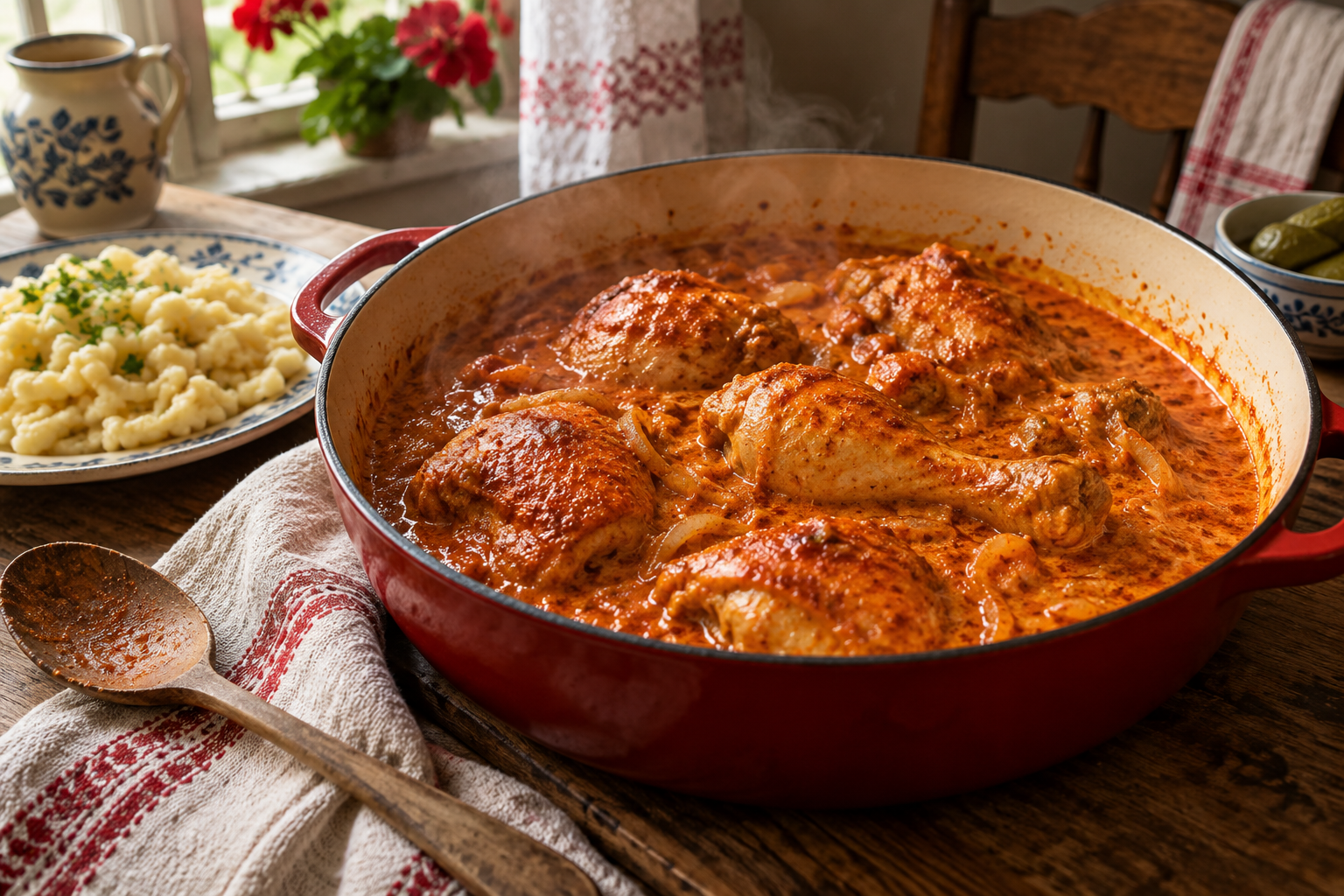 How to Make Chicken Paprikash the Way Hungarian Grandmothers Insist On: Paprika Is a Measurement, Not a Sprinkle 1 Paprikash 1