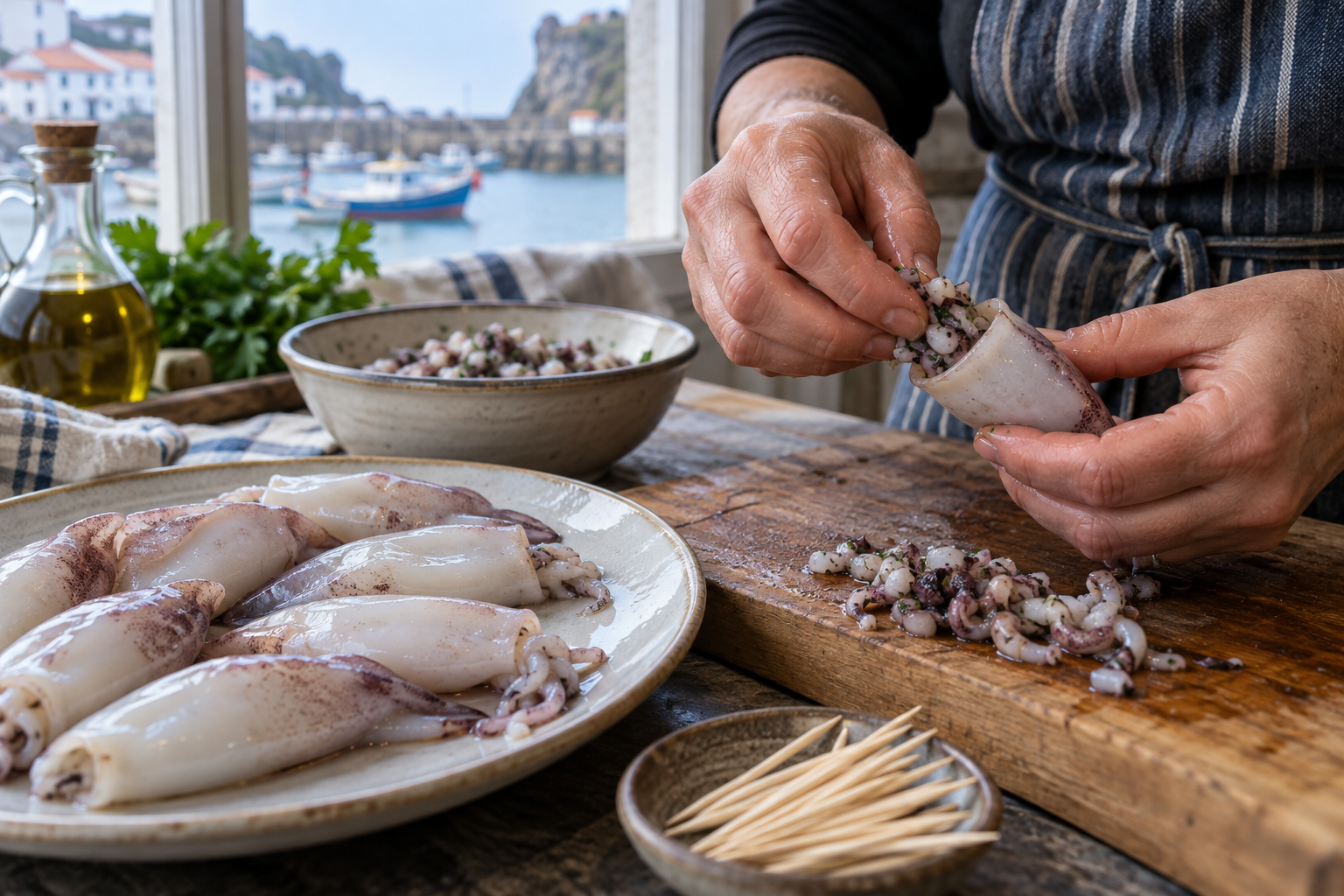How to Make Spanish Basque Txipirones en Su Tinta: Squid in Its Own Ink, the Dish That Scares Everyone at First 3 Txipirones 2