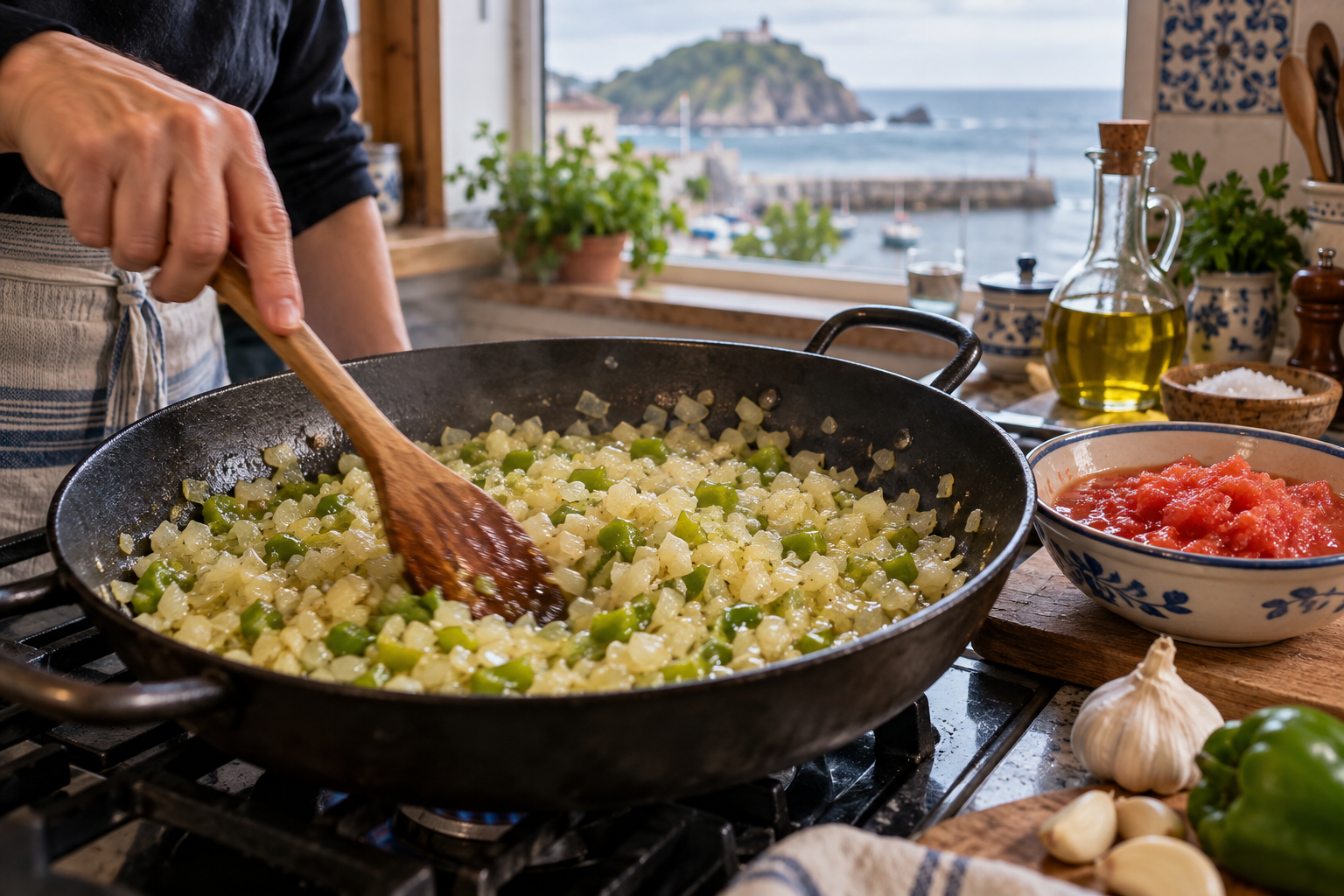 How to Make Spanish Basque Txipirones en Su Tinta: Squid in Its Own Ink, the Dish That Scares Everyone at First 4 Txipirones 3