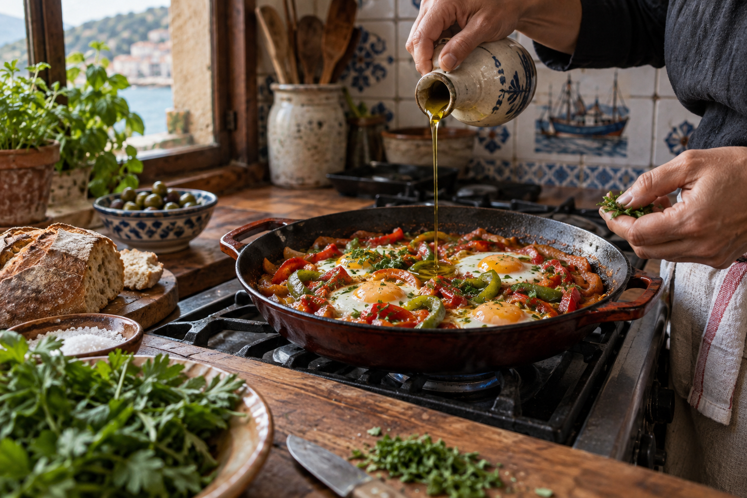 Peppers, Eggs, and One Pan: The Spanish Basque Breakfast That Works at Any Hour 1 basque 1