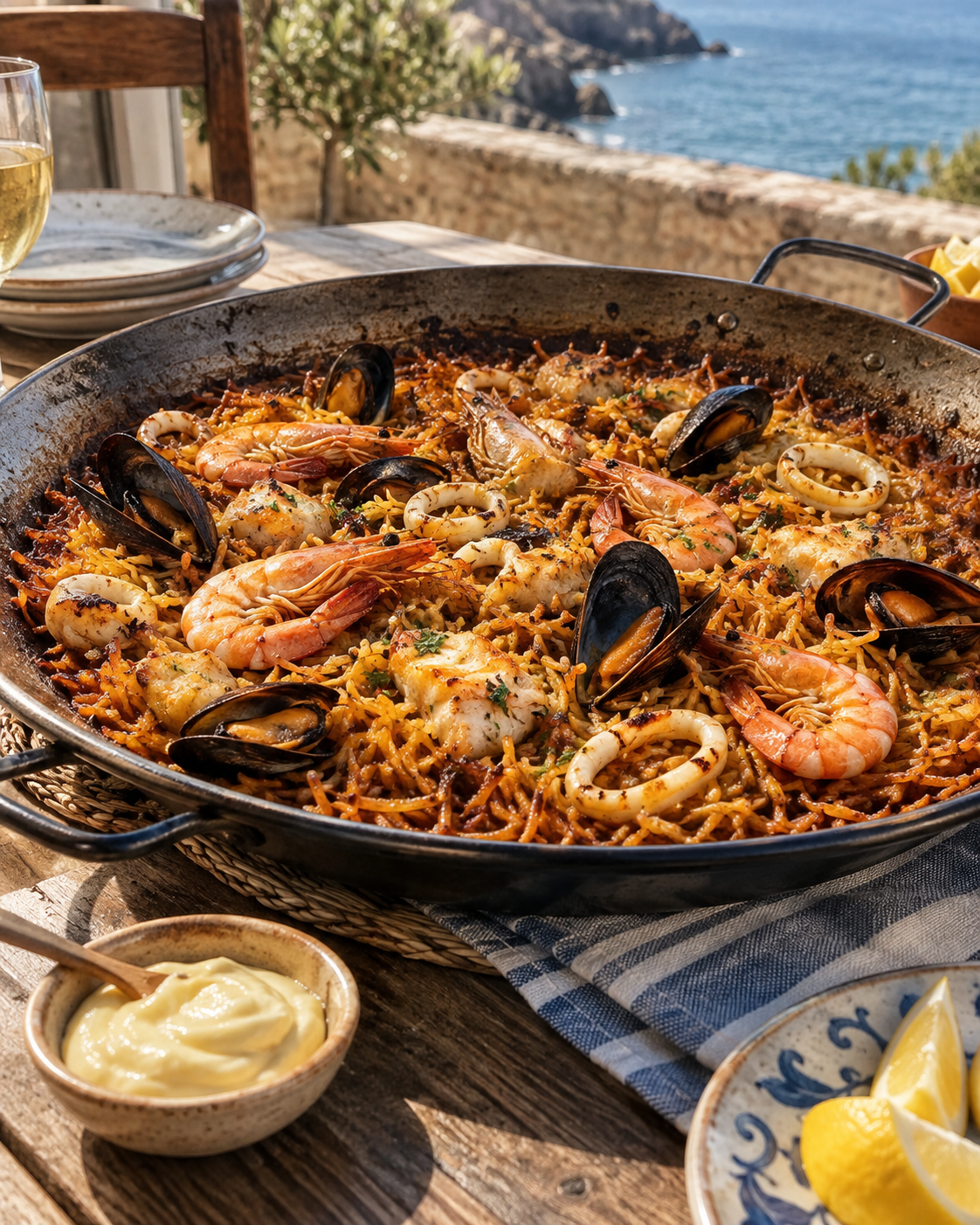 What Spanish Families Cook for a Crowd: Five Big-Pan Dishes Beyond Paella 1 fideua