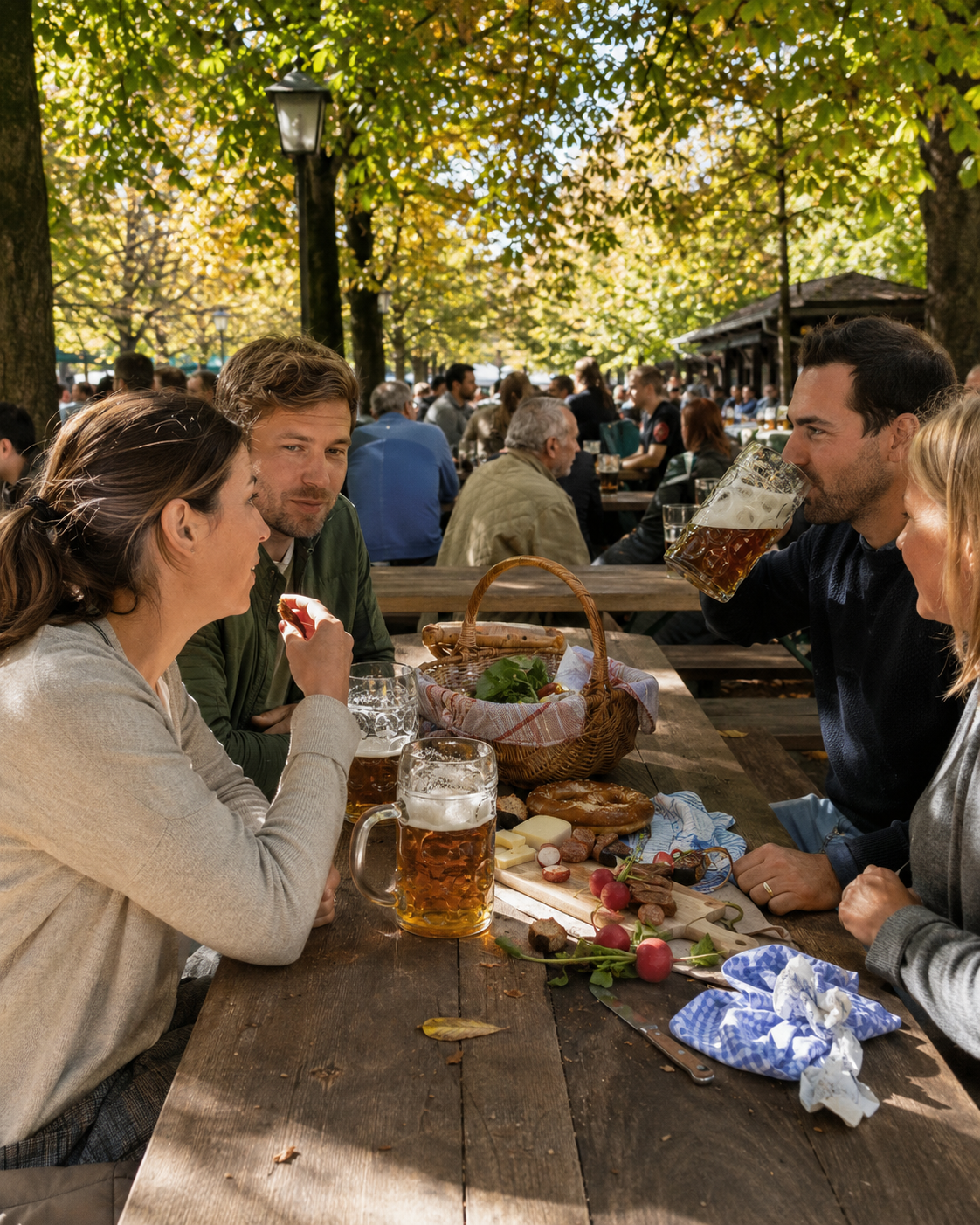 9 German Beer Garden Rules Americans Break in the First Round 1 german beer 1