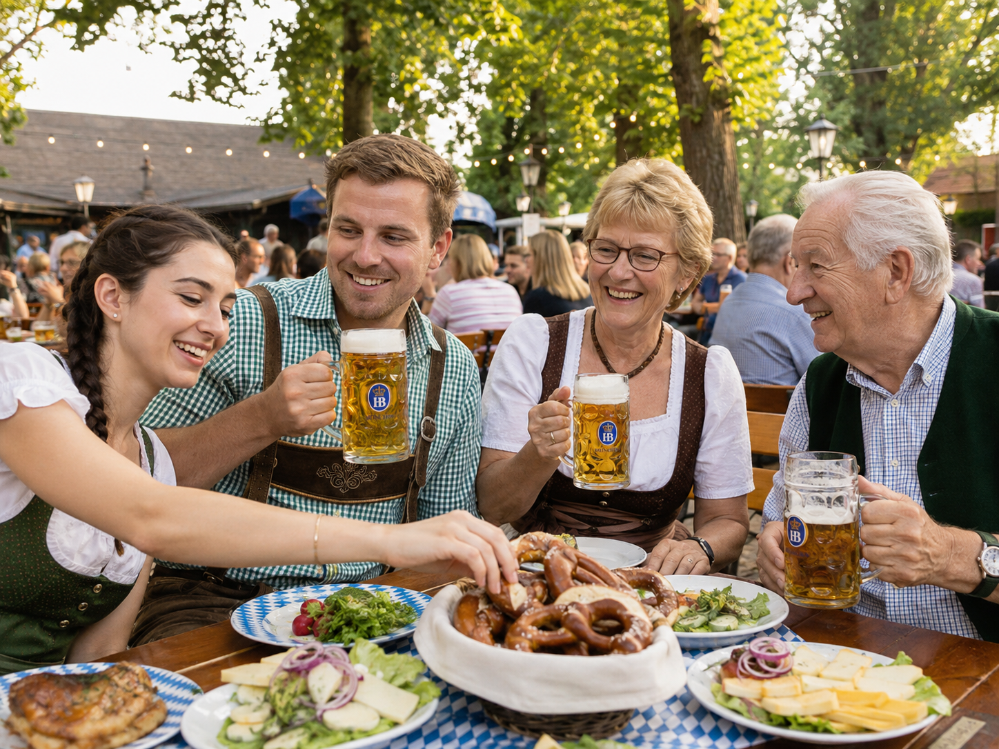 9 German Beer Garden Rules Americans Break in the First Round 5 german beer 5