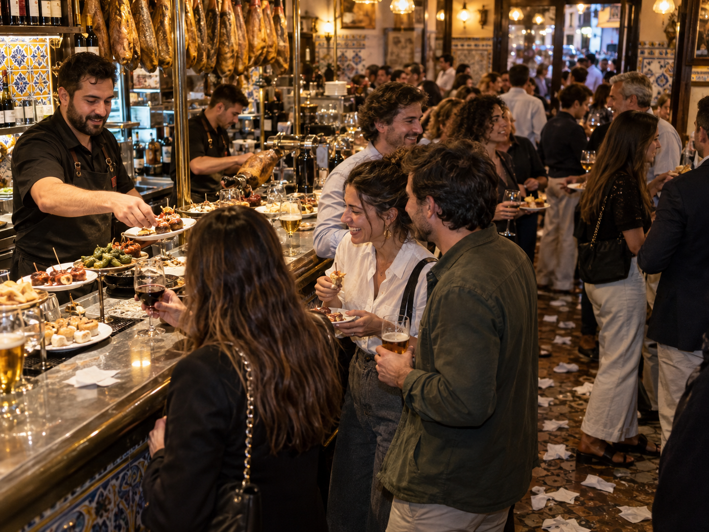 Spaniards Throw Napkins on the Bar Floor and It Means the Bar Is Good: The Messiest Compliment in Europe 5 napkins 5