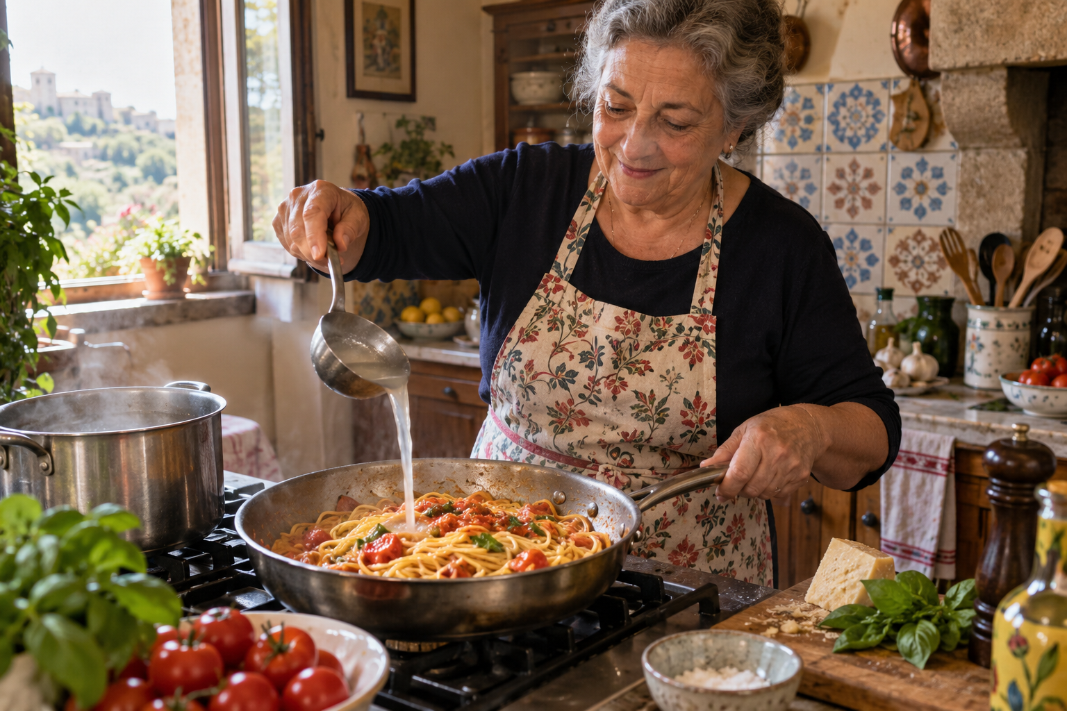 Italian Grandmothers Never Throw Out Pasta Water: The Starchy Secret Behind Every Silky Sauce 1 pasta water 1