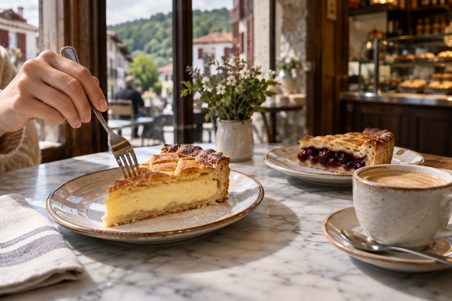 Pastel Vasco Is the Basque Cake With a Filling Rivalry: Cherry or Cream, Pick Your Side 5 pastel vasco 5