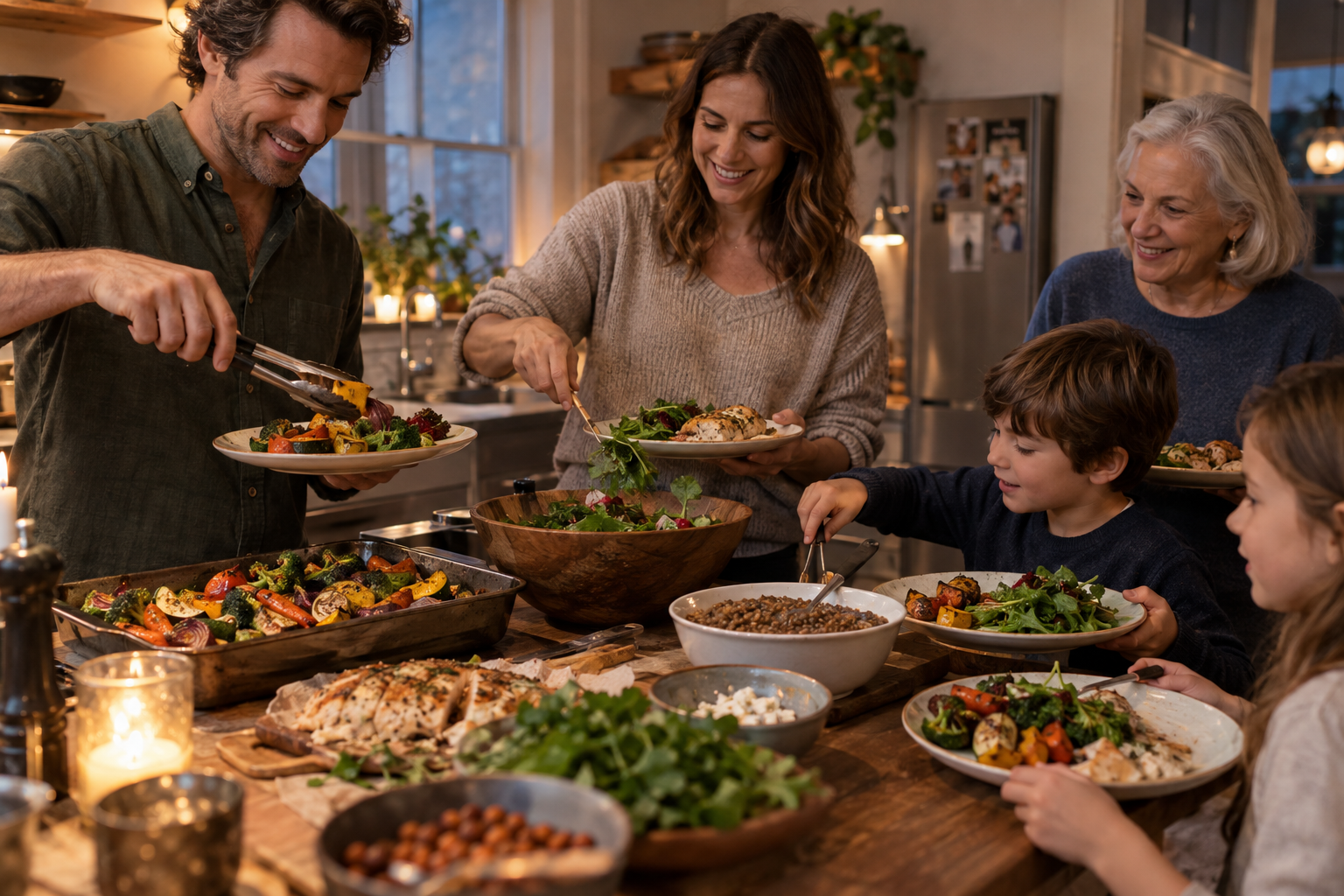 I Followed the Mediterranean Plate Rule for 45 Days: Half Vegetables, No Counting, Real Numbers 4 plate 4