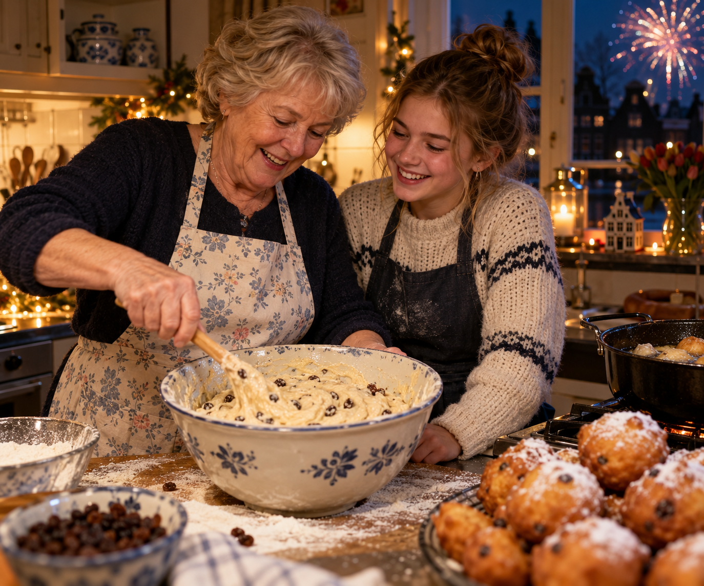 Oliebollen Are the Dutch New Year's Doughnuts Fried in the Street: The Recipe Families Make on December 31 3 Oliebollen 3